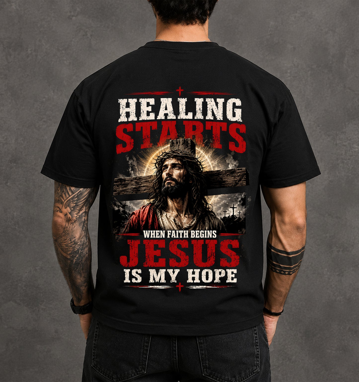 JESUS IS MY HOPE - SHIRTS FOR MEN - TOBY00 (SKU2608-73)