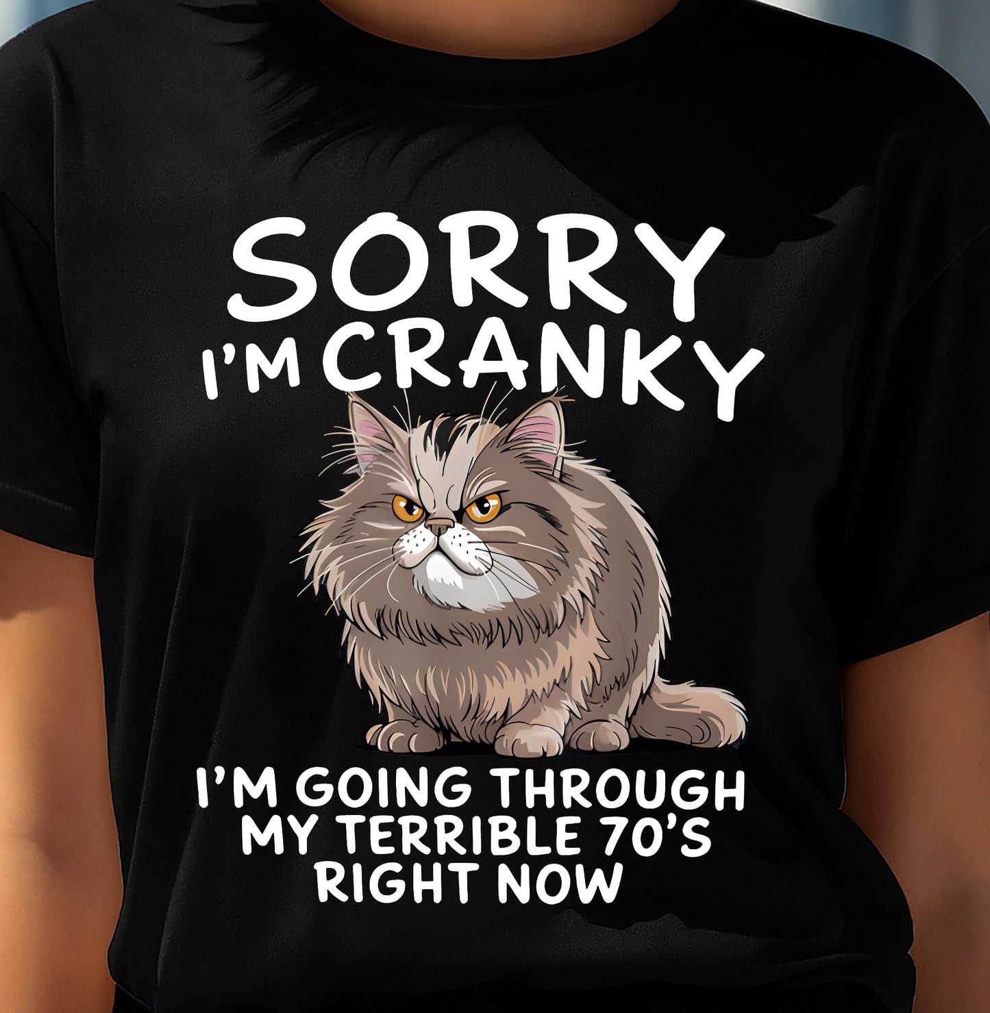 SORRY I AM CRANKY - BIRTHDAY SHIRT FOR WOMEN - TOBY00 (SKU12-248)
