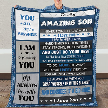 Blanket From Dad To My Son - TOBY00 (SKUB06-73)