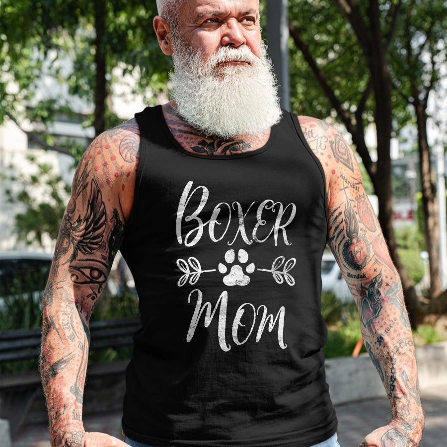 Dog Love Shirt, Dog Lover Gift T-Shirt/Hoodie/Sweatshirt HLT00 - Boxer Mom Shirt Boxer Dog Lover Owner Funny Boxer Dog Mom T-Shirt