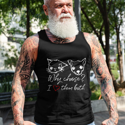 Dog Love Shirt, Dog Lover Gift T-Shirt/Hoodie/Sweatshirt HLT00 - Cat and Dog Lover I Love Puppies and Kittens T-Shirt