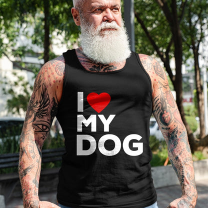Dog Love Shirt, Dog Lover Gift T-Shirt/Hoodie/Sweatshirt HLT00 - I Love My Dog Tshirt for Dog Lovers with Heart T-Shirt