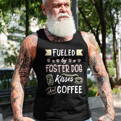 Dog Love Shirt, Dog Lover Gift T-Shirt/Hoodie/Sweatshirt HLT00 - Foster Dog Mom Coffee Lover T-Shirt