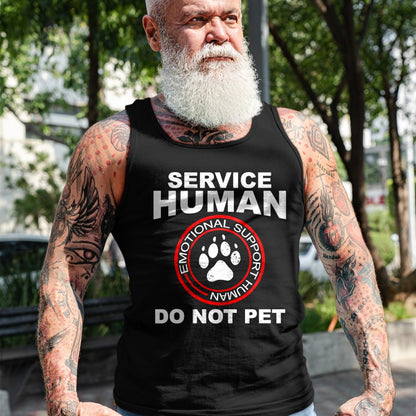 Dog Love Shirt, Dog Lover Gift T-Shirt/Hoodie/Sweatshirt HLT00 - Service Human Tshirt Funny Dog Owner Emotional Support Human