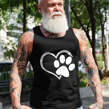 Dog Love Shirt, Dog Lover Gift T-Shirt/Hoodie/Sweatshirt HLT00 - Dog Dad Mom Puppy Shirt Love Dogs Paw Print Heart Women Men T-Shirt