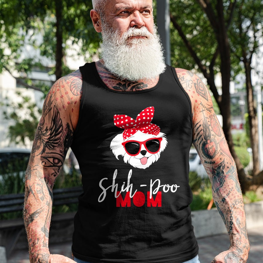 Dog Love Shirt, Dog Lover Gift T-Shirt/Hoodie/Sweatshirt HLT00 - Dog Lovers T Shirt Shih-Poo Mom Fur Mama Shirt T-Shirt