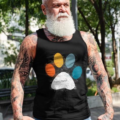 Dog Love Shirt, Dog Lover Gift T-Shirt/Hoodie/Sweatshirt HLT00 - Vintage Dog T-Shirt Puppy Dog Paw Print Dog Love Pet Paw T-Shirt