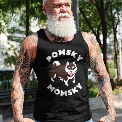 Dog Love Shirt, Dog Lover Gift T-Shirt/Hoodie/Sweatshirt HLT00 - Pomsky Momsky for Dog Pet Mom T-Shirt