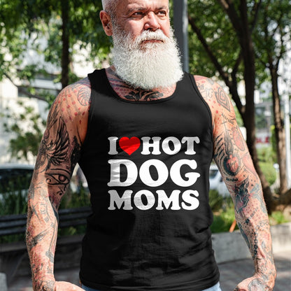 Dog Love Shirt, Dog Lover Gift T-Shirt/Hoodie/Sweatshirt HLT00 - I Love Hot Dog Moms T-Shirt