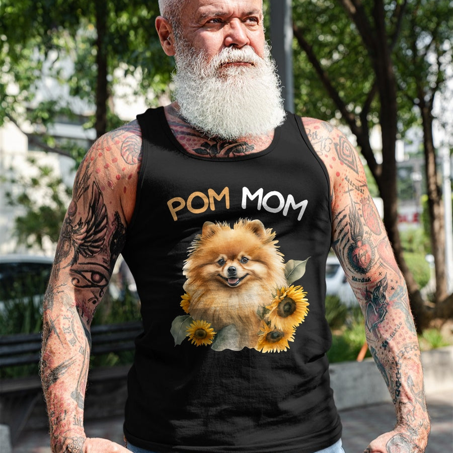 Dog Love Shirt, Dog Lover Gift T-Shirt/Hoodie/Sweatshirt HLT00 -Pomeranian Mom Pom Dog Mama T-Shirt