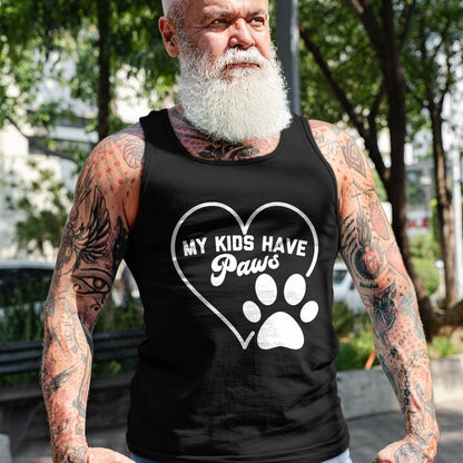 Dog Love Shirt, Dog Lover Gift T-Shirt/Hoodie/Sweatshirt HLT00 - Funny Pet Lover Cat Dog Mom Dad MY KIDS HAVE PAWS T-Shirt