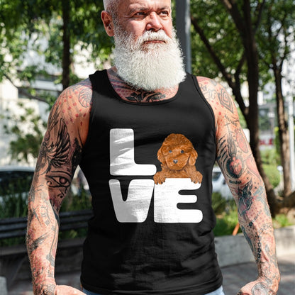 Dog Love Shirt, Dog Lover Gift T-Shirt/Hoodie/Sweatshirt HLT00 - I Love My Brown Poodle Dog Lover T-Shirt