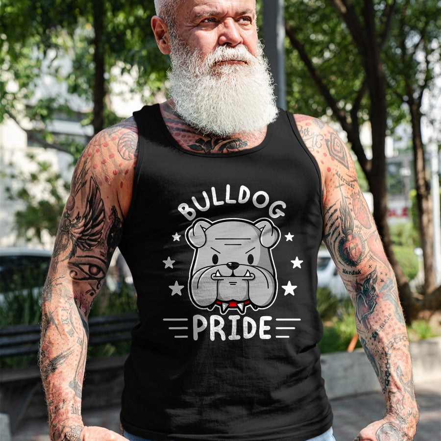 Dog Love Shirt, Dog Lover Gift T-Shirt/Hoodie/Sweatshirt HLT00 - Bulldog Mascot Shirt English Bulldog Pride And Loyalty T-Shirt