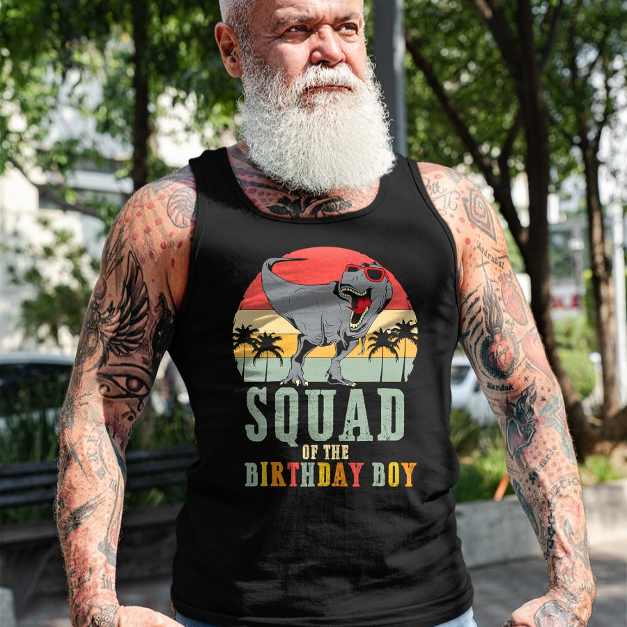 Best Dinosaur Lover Shirt, Funny Dinosaur UnisexT-Shirt/Hoodie/Sweatshirt HLT00 - Funny Dinosaur Fan Squad Birthday Boy Dino T-Rex Adults Kids T-Shirt