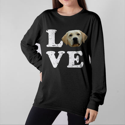 Dog Love Shirt, Dog Lover Gift T-Shirt/Hoodie/Sweatshirt HLT00 - I Love My Yellow Lab T-Shirt  Labrador Retriever Dog Tee T-Shirt