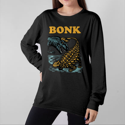 Best Dinosaur Lover Shirt, Funny Dinosaur UnisexT-Shirt/Hoodie/Sweatshirt HLT00 - Bonk Dinosaur Funny Prehistoric Humor Design T-Shirt