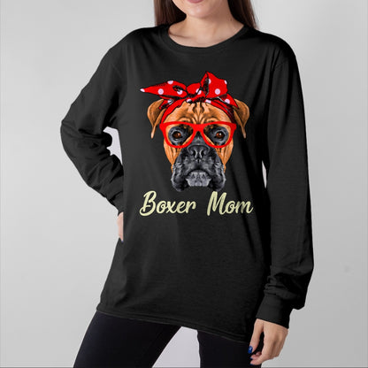 Dog Love Shirt, Dog Lover Gift T-Shirt/Hoodie/Sweatshirt HLT00 - Boxer Mom Dogs Mothers Day Dog Lovers Gifts For Women T-Shirt