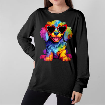 Dog Love Shirt, Dog Lover Gift T-Shirt/Hoodie/Sweatshirt HLT00 - Rainbow LGBT Love Weiners Dogs Love Funny Gay Man Pride Fun T-Shirt
