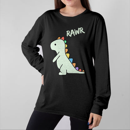 Best Dinosaur Lover Shirt, Funny Dinosaur UnisexT-Shirt/Hoodie/Sweatshirt HLT00 - Cute Dino Shirt Rawr Dinosaur Roaring Funny Kid Dino Cartoon T-Shirt