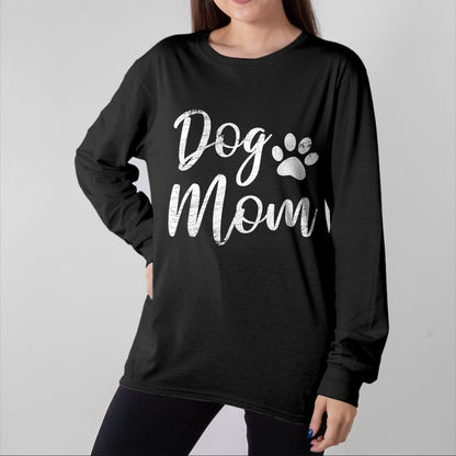 Dog Love Shirt, Dog Lover Gift T-Shirt/Hoodie/Sweatshirt HLT00 - Dog Mom - Vintage  Worn Design - Funny Dog Paw - Classic T-Shirt