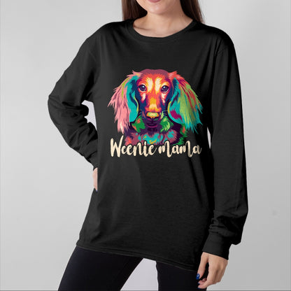 Dog Love Shirt, Dog Lover Gift T-Shirt/Hoodie/Sweatshirt HLT00 - Dachshund-Shirt Women Weenie Mama Mothers Day Weiner Dog Mom T-Shirt