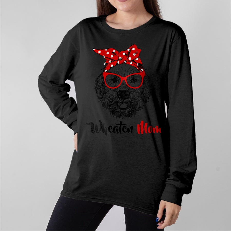 Dog Love Shirt, Dog Lover Gift T-Shirt/Hoodie/Sweatshirt HLT00 - Wheaten Terrier Mom Mama Dog T-Shirt