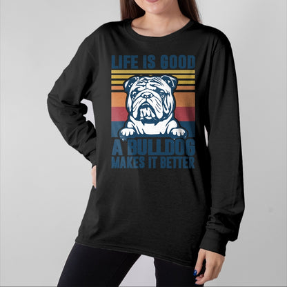 Dog Love Shirt, Dog Lover Gift T-Shirt/Hoodie/Sweatshirt HLT00 - Bulldog Gifts For Women Men Dog Dad Dog Mom English Bulldog T-Shirt