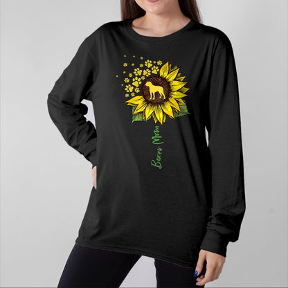 Dog Love Shirt, Dog Lover Gift T-Shirt/Hoodie/Sweatshirt HLT00 - Boxer Mom Sunflower Boxer Dog Gifts Dog Mom Mama T-Shirt