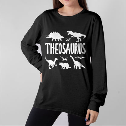 Best Dinosaur Lover Shirt, Funny Dinosaur UnisexT-Shirt/Hoodie/Sweatshirt HLT00 - Dinosaur T Rex Theo Theosaurus Boys Dino Name T-Shirt