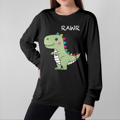 Best Dinosaur Lover Shirt, Funny Dinosaur UnisexT-Shirt/Hoodie/Sweatshirt HLT00 - Cute DinosaursIllustration - Dino Collection - Classic T-Shirt, Men, Black, 3X-Large