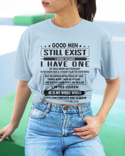February - Good men Still Exist - gift for your girlfriend, wife from Husband - TOBY02 (SKU-GM-02)