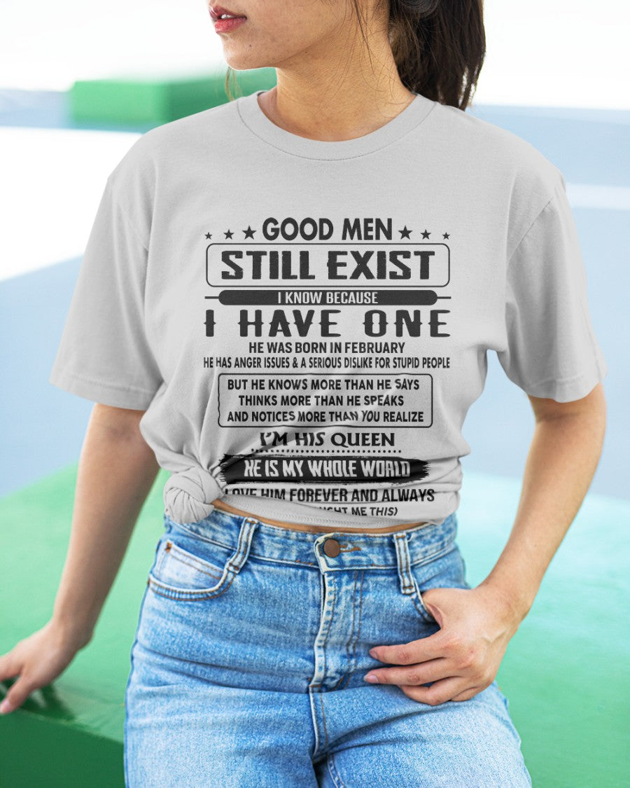 February - Good men Still Exist - gift for your girlfriend, wife from Husband - TOBY02 (SKU-GM-02)
