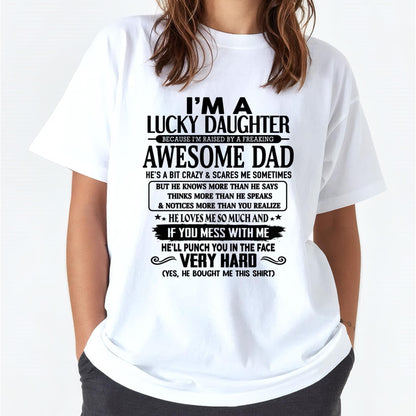 I'm Lucky Daughter - Gift for Daughter from Dad - TOBY00 (SKU-TLUCKYDD-00)