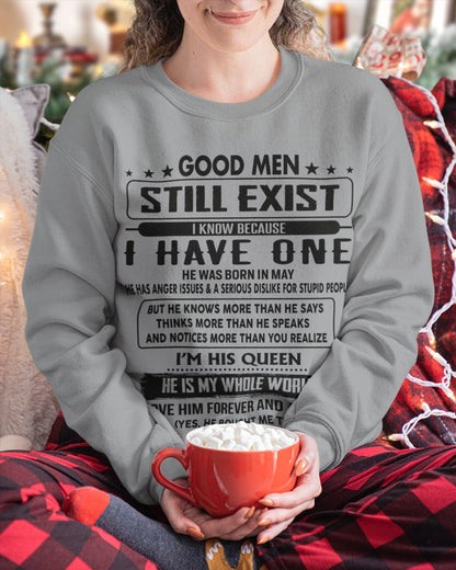 May - Good men Still Exist - gift for your girlfriend, wife from Husband - TOBY05 (SKU-GM-05)