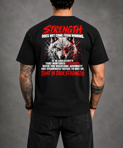 ANIMAL WOLF - STRENGTH DOESN'T COME FROM WINNING - TOBY00 (SKU2609-248)