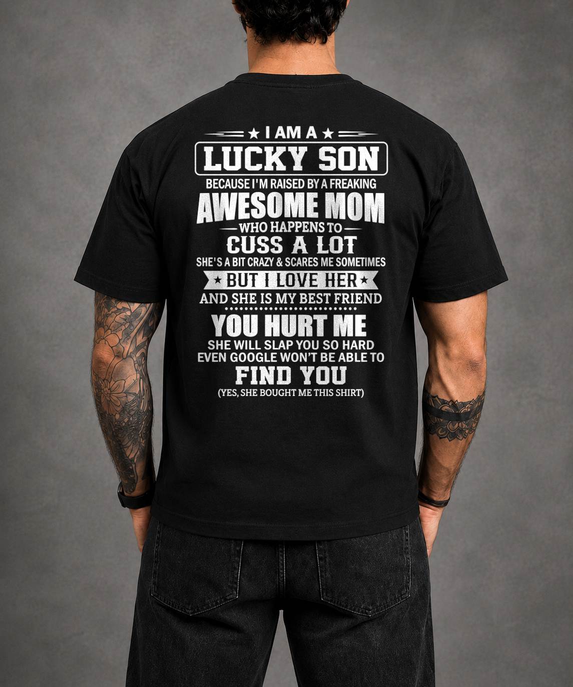 I'm Lucky Son - Special gift for your Som From Mom - TOBY00 (SKU2609-163-00)