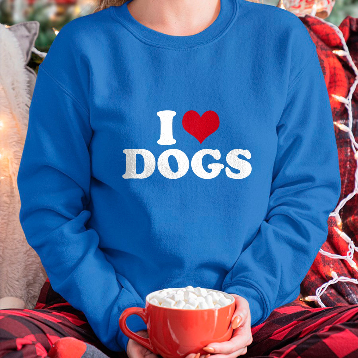 Dog Love Shirt, Dog Lover Gift T-Shirt/Hoodie/Sweatshirt HLT00 - I Love Dogs T-Shirt (1)