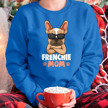 Dog Love Shirt, Dog Lover Gift T-Shirt/Hoodie/Sweatshirt HLT00 - Frenchie Mom French Bulldog Dog Womens T-Shirt