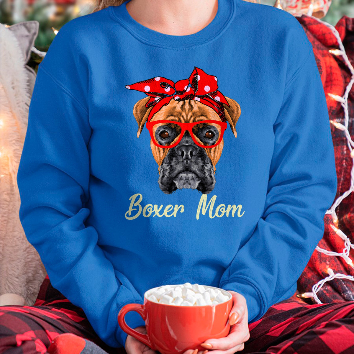 Dog Love Shirt, Dog Lover Gift T-Shirt/Hoodie/Sweatshirt HLT00 - Boxer Mom Dogs Mothers Day Dog Lovers Gifts For Women T-Shirt
