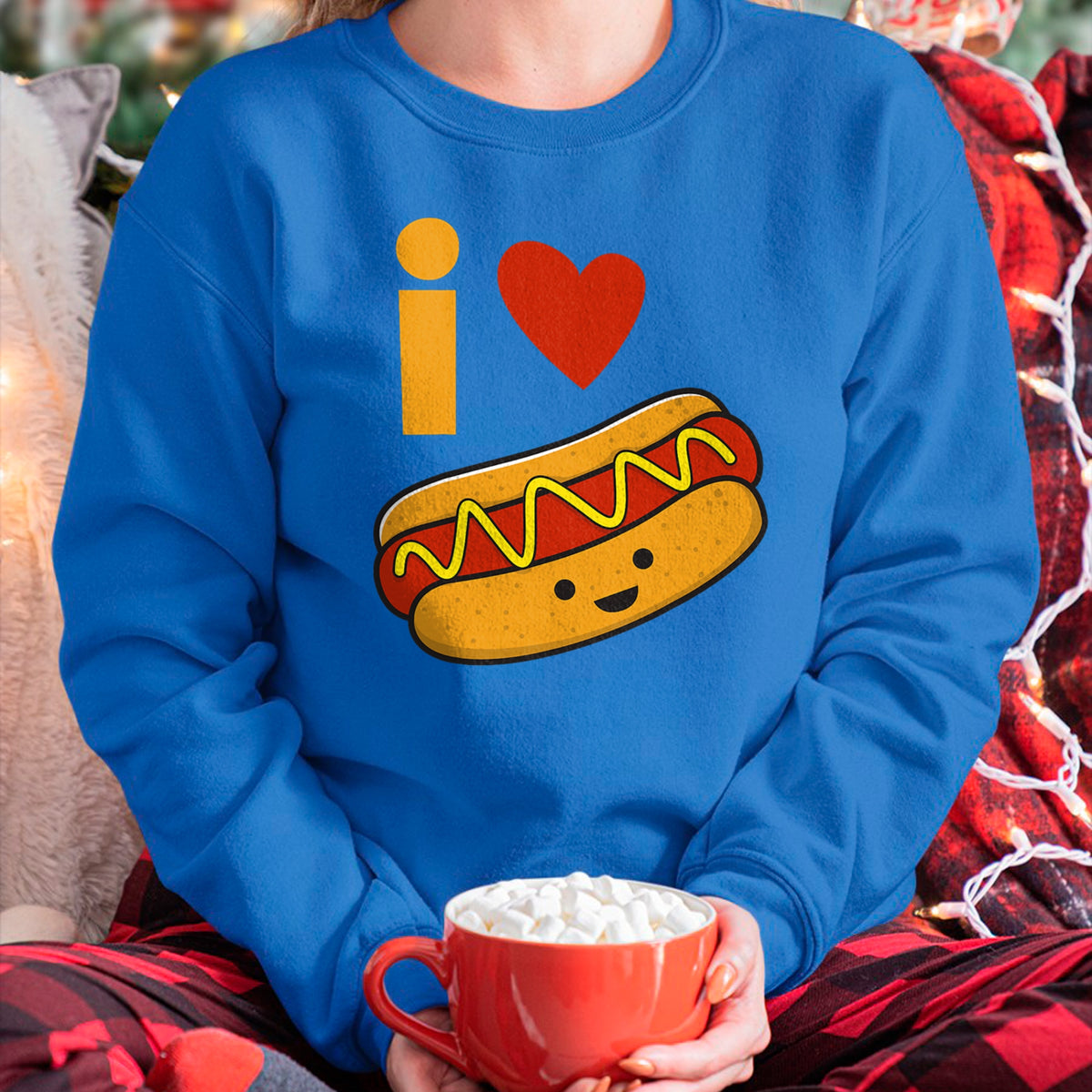 Dog Love Shirt, Dog Lover Gift T-Shirt/Hoodie/Sweatshirt HLT00 - I Love Hot Dog Shirt T-Shirt