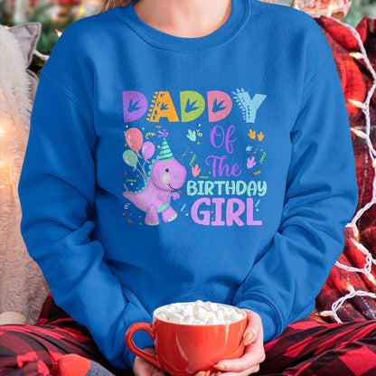 Best Dinosaur Lover Shirt, Funny Dinosaur UnisexT-Shirt/Hoodie/Sweatshirt HLT00 - Daddy Of The Birthday Girl Dinosaur Saurus Rex Party T-Shirt