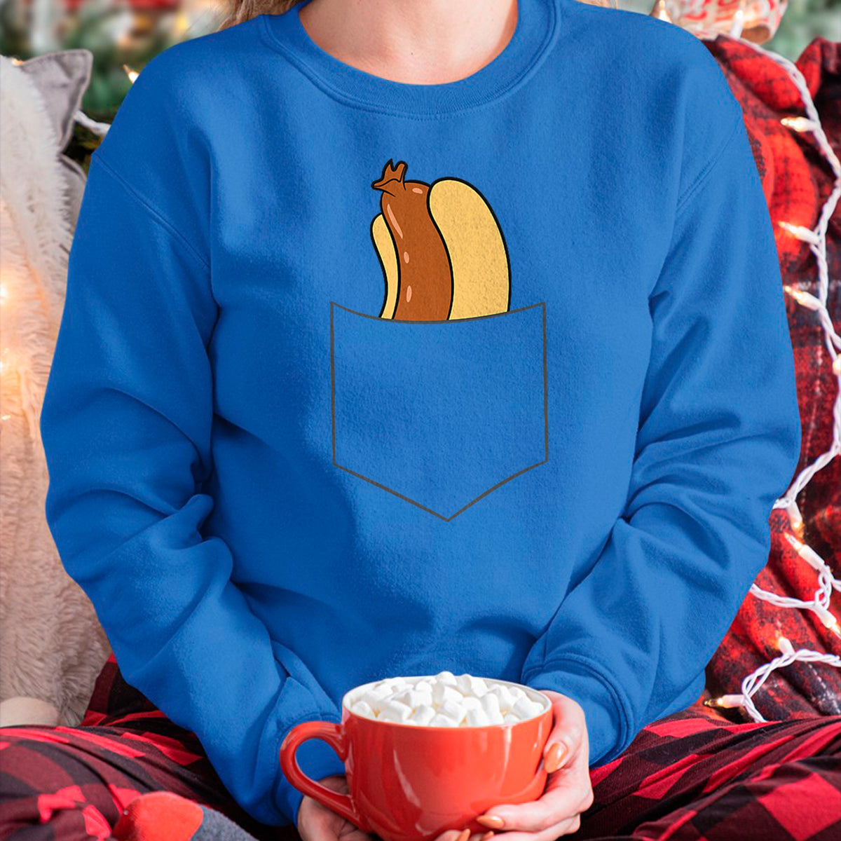 Dog Love Shirt, Dog Lover Gift T-Shirt/Hoodie/Sweatshirt HLT00 - Hotdog In A Pocket Love Hotdog Pocket Hot Dog T-Shirt
