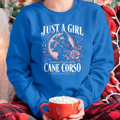 Dog Love Shirt, Dog Lover Gift T-Shirt/Hoodie/Sweatshirt HLT00 - Cane Corso Just A Girl Who Loves Her Cane Corsos Dog T-Shirt