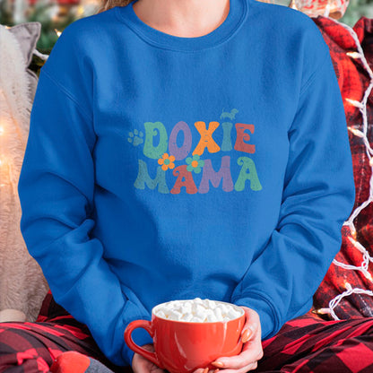 Dog Love Shirt, Dog Lover Gift T-Shirt/Hoodie/Sweatshirt HLT00 - Groovy Doxie Mama Colorful Dog Gift Dachshund Lover Dogs Mom T-Shirt