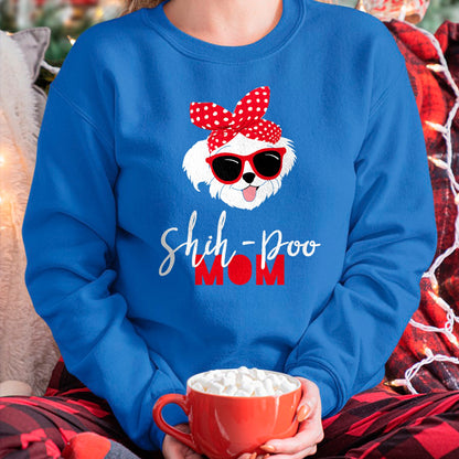 Dog Love Shirt, Dog Lover Gift T-Shirt/Hoodie/Sweatshirt HLT00 - Dog Lovers T Shirt Shih-Poo Mom Fur Mama Shirt T-Shirt