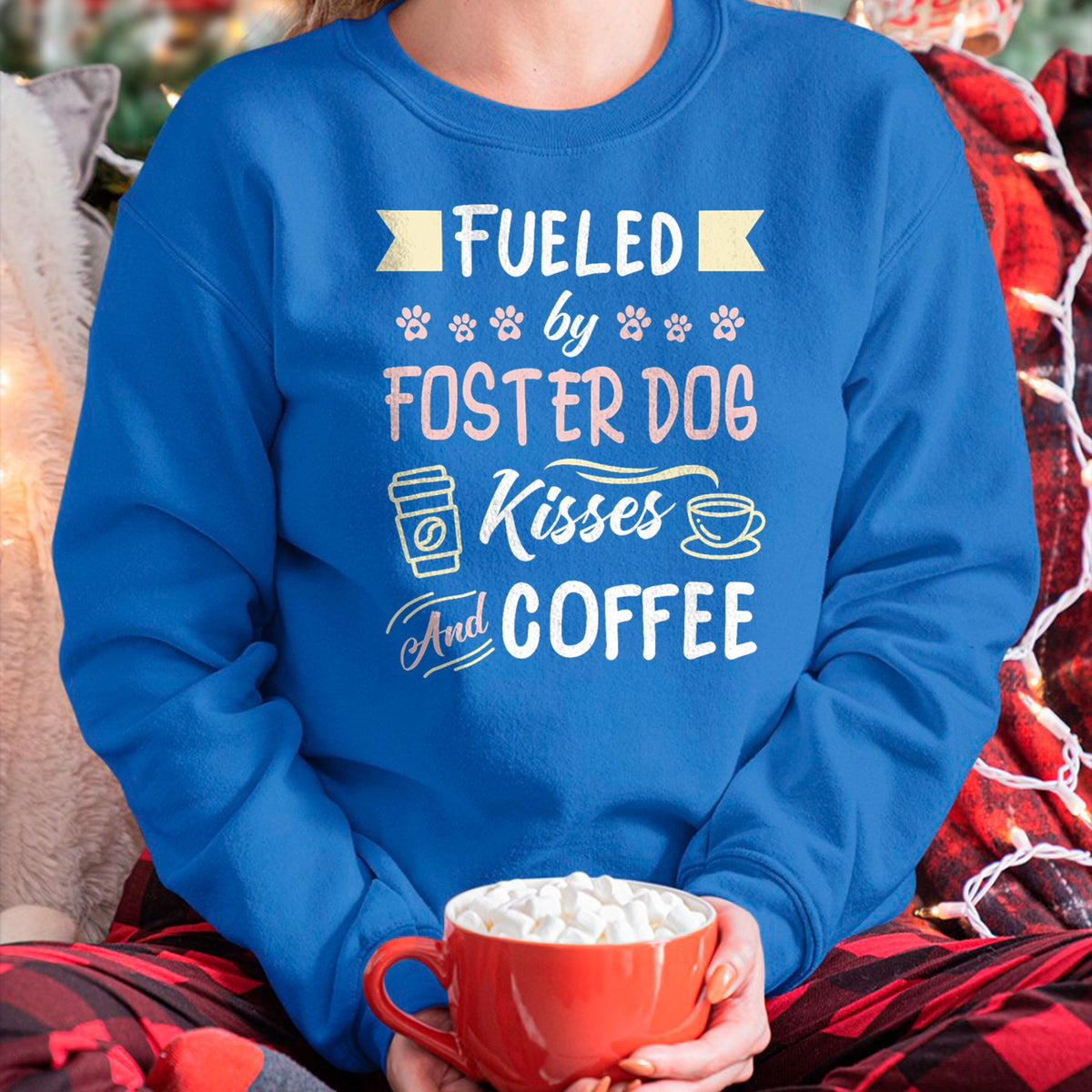 Dog Love Shirt, Dog Lover Gift T-Shirt/Hoodie/Sweatshirt HLT00 - Foster Dog Mom Coffee Lover T-Shirt (1)