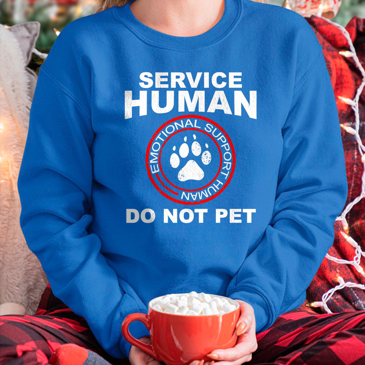 Dog Love Shirt, Dog Lover Gift T-Shirt/Hoodie/Sweatshirt HLT00 - Service Human Tshirt Funny Dog Owner Emotional Support Human