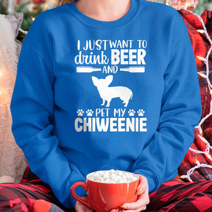 Dog Love Shirt, Dog Lover Gift T-Shirt/Hoodie/Sweatshirt HLT00 - Beer Funny Dog Owner Lover Chiweenie Dog Mom Dad Gift T-Shirt