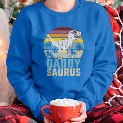 Best Dinosaur Lover Shirt, Funny Dinosaur UnisexT-Shirt/Hoodie/Sweatshirt HLT00 - Daddysaurus T Rex Dinosaur Daddy Saurus Family Matching T-Shirt (2)