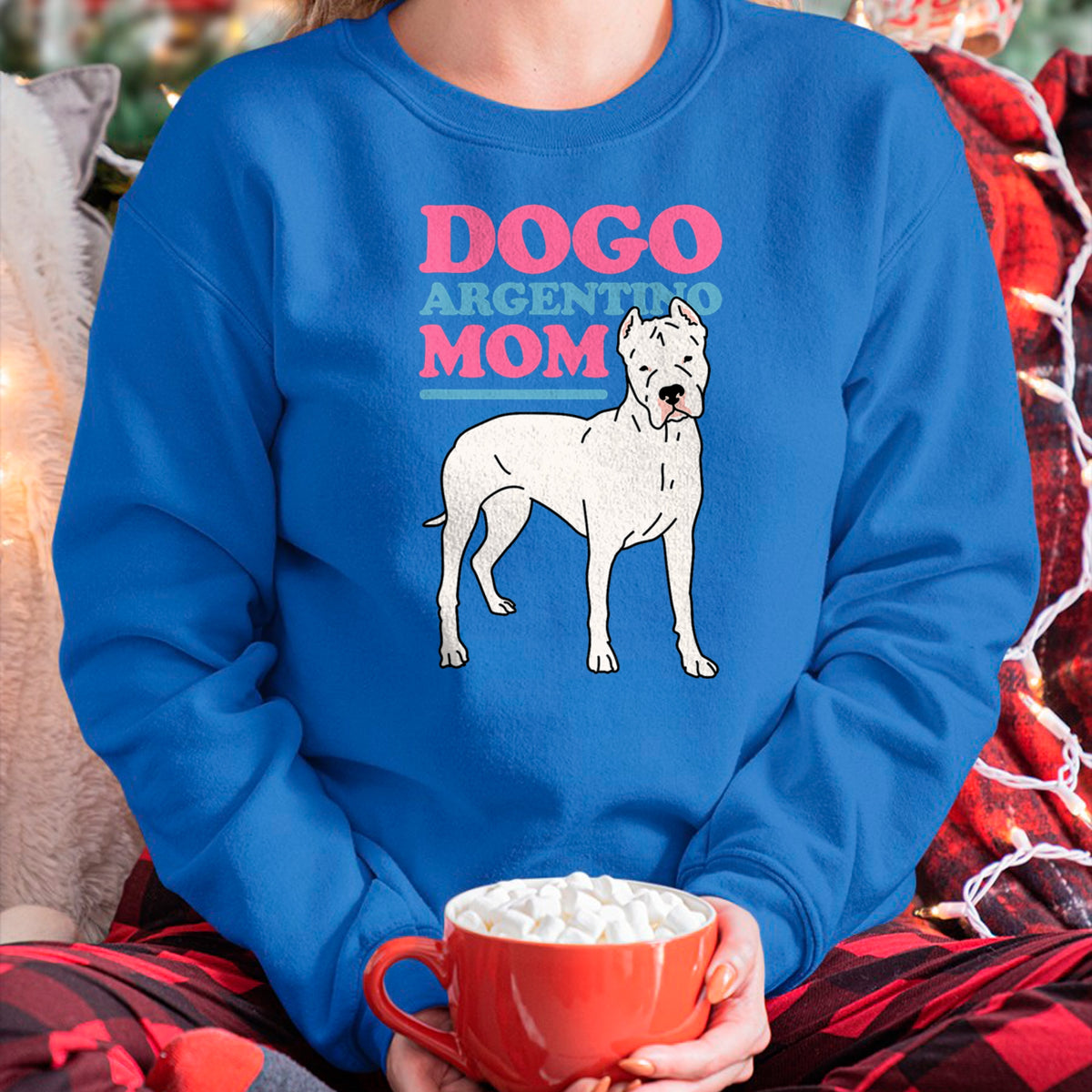 Dog Love Shirt, Dog Lover Gift T-Shirt/Hoodie/Sweatshirt HLT00 - Dogo Argentino Mom Dog Owner Dogo Argentino T-Shirt